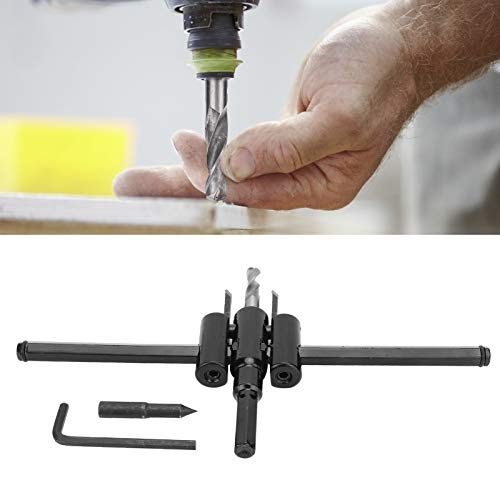 Kit cortador de agujeros ajustable para drywall 30-200mm miniatura 4