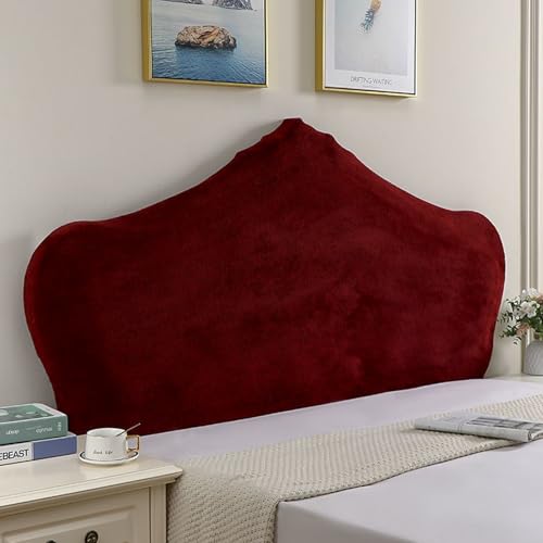 FUNEAER Fundas para cabecero de Cama Doble, Funda de Terciopelo elástico de Alta Elasticidad, Funda para cabecero de Cama, Funda Irregular de Cobertura Completa(Color:Style 5,Size:150cm)