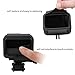 SUREWO Silicone Protective Housing Frame Case Compatible GoPro Hero New 7 Black,(2018)/6/5 Black (Black)