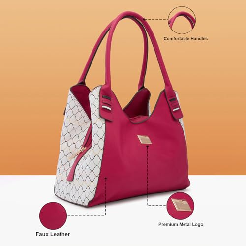 Image of Caprese Shane Hobo Bag, Medium | Stylish Shoulder Bag for Women With Shoulder Strap, Back Zip & Secure Zip Closure | Ideal for Office, Daily Use & Travel