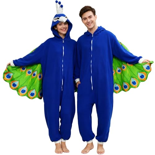 BWVQNO Onesie Adult Pajamas Funny Couple Halloween Costumes Cosplay