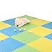 XJJUN-Tapis Puzzle En Mousse Salle De Jeux for Enfants Tapis en Caoutchouc Antidérapant Pas Besoin De Broder Protection De Sol Tapis De Fitness Salon EVA Couleur, 11 Spécifications