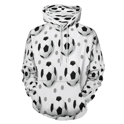 Sweat à capuche imprimé 3D pour vos sorties streetwear et matchs entre amis