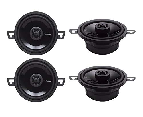 4) New Punch P132 160W 3.5" 2-Way Full-Range Car Audio Speakers