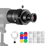 【Construction durable】 Construit avec un matériau en alliage d'aluminium durable et robuste, le snoot est conçu avec des trous de dissipation thermique, ce qui le rend très résistant aux températures élevées. Il garantit une utilisation sûre et pratique pendant les séances de photographie.