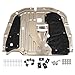 Priprilod Engine Splash Guard Under Car Shield Cover Board with Screws and Clips Compatible with Honda Civic 2016 2017 2018 2019 2020 2021#74110-TBA-A00 90674-TY2-A01 ﻿