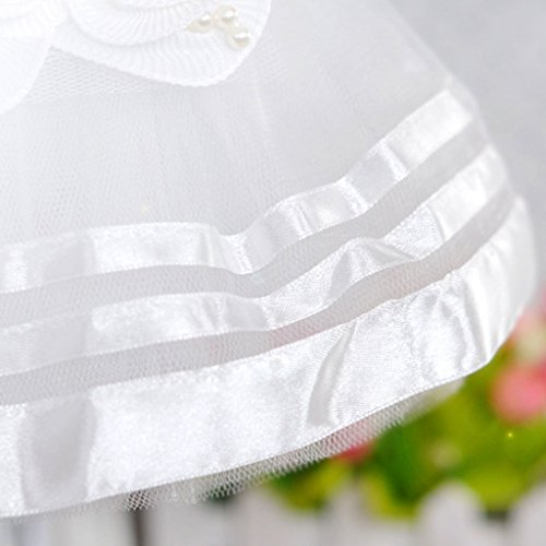 XINGLIDA Weißes Hochzeitskleid Für Hunde Und Katzen Braut Hochzeit Party Kostüm Welpen Prinzessinnenkleider Für Kleine Hunde Luxuriöse Hundekleidung