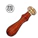 Classic Wooden Letter A Alphabet Letter Initial Wax Classic Sealing Wax Seal Stamp