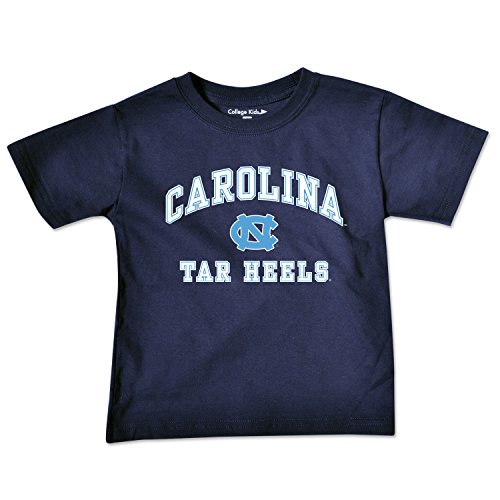 NCAA North Carolina Tar Heels Toddler Short Sleeve Tee, 3 Toddler, Navy