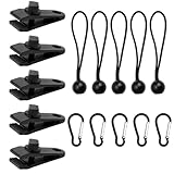 Ji liangli Pince Bache Piscine,15 PCS Universal Fixation Clips for Bâche de Piscine Clip für Zelt und Aufroller Feste Zubehör für die Befestigung von Swimmingpooldecken Bâches und Zelt