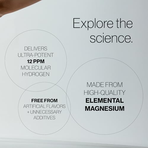 Molecular H2TAB Hydrogen Tablets with Magnesium -12 PPM Hydrogen Tablets for Drinking Water -Rich in Antioxidants, Supports Cellular Health, Recovery & Cognitive Function - Image 3
