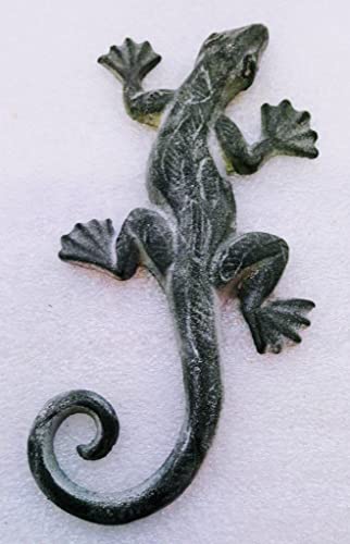 Idellia Salamandre/LEZARD Murale OU À Poser Petit MODÈLE en Fonte