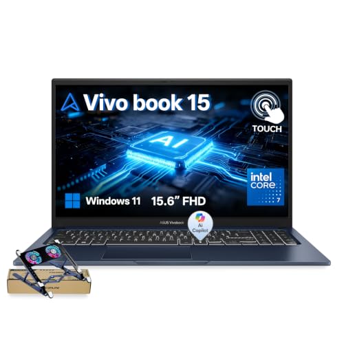 Image of ASUS Vivobook 16 FHD Touchscreen Core 7 350 AI Laptop, 64GB DDR5 2TB SSD