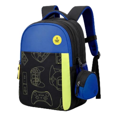 Image of Nasher Miles Polyester Backpack | Ideal for Preschool, Kindergarten, College, School, Office& Travel | Toddler, Girls, Boys, Men, Women