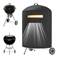 EVRBUL Grill Cover Fits for 22’’ Weber Kettle Charcoal, Round Smoker Cover Fits for Jumbo Joe Premium 22" Grill, Compact Kettle Charcoal 57cm