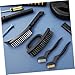 SKISUNO Precision Cleaning Brush 4 Pc Industrial Wire Brush for Paint Removal Rust Cleaning Automotive Home Kitchen Portable