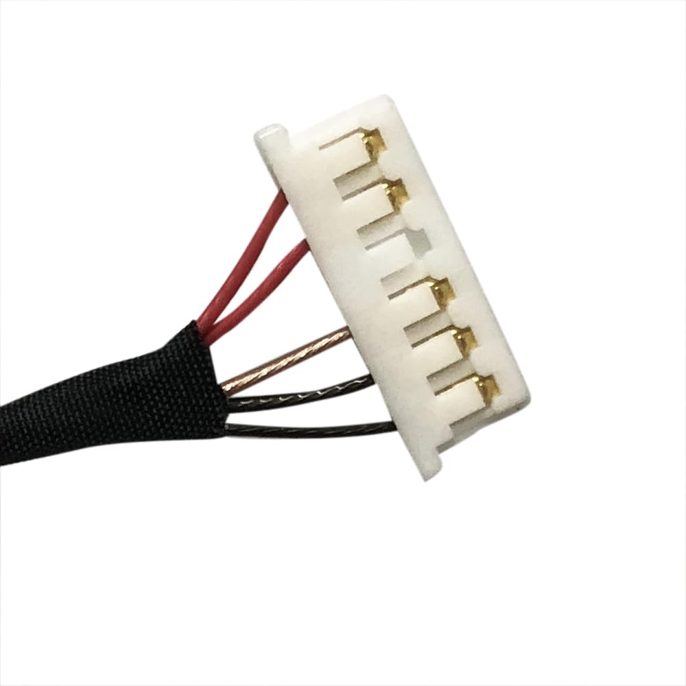 Gintai DC JACK ZŁĄCZE PORT ŁADOWANIA ZASILANIA dla Dell Inspiron 14 5452 5455 5458 5459 5468 3458 3459 AAL20 P51F64G KD4T9 0KD4T9 DC30100UD00 DC30100UI00 DC30100VV00 DC30100TT00