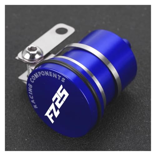 Réservoir liquide frein pour Yamaha FZ-25 2021-2024 bleu anodisé avec logo