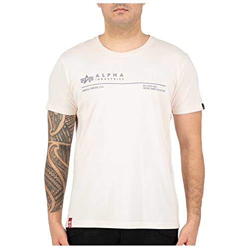 T-Shirt Homme Alpha Industries avec logo réfléchissant haute visibilité