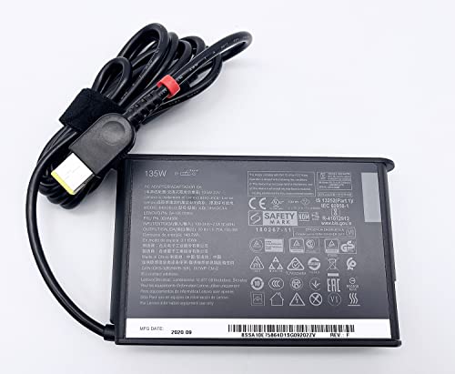 Chargeur 135W Lenovo 20V idéal pour télétravail sur ThinkPad X1 Extreme