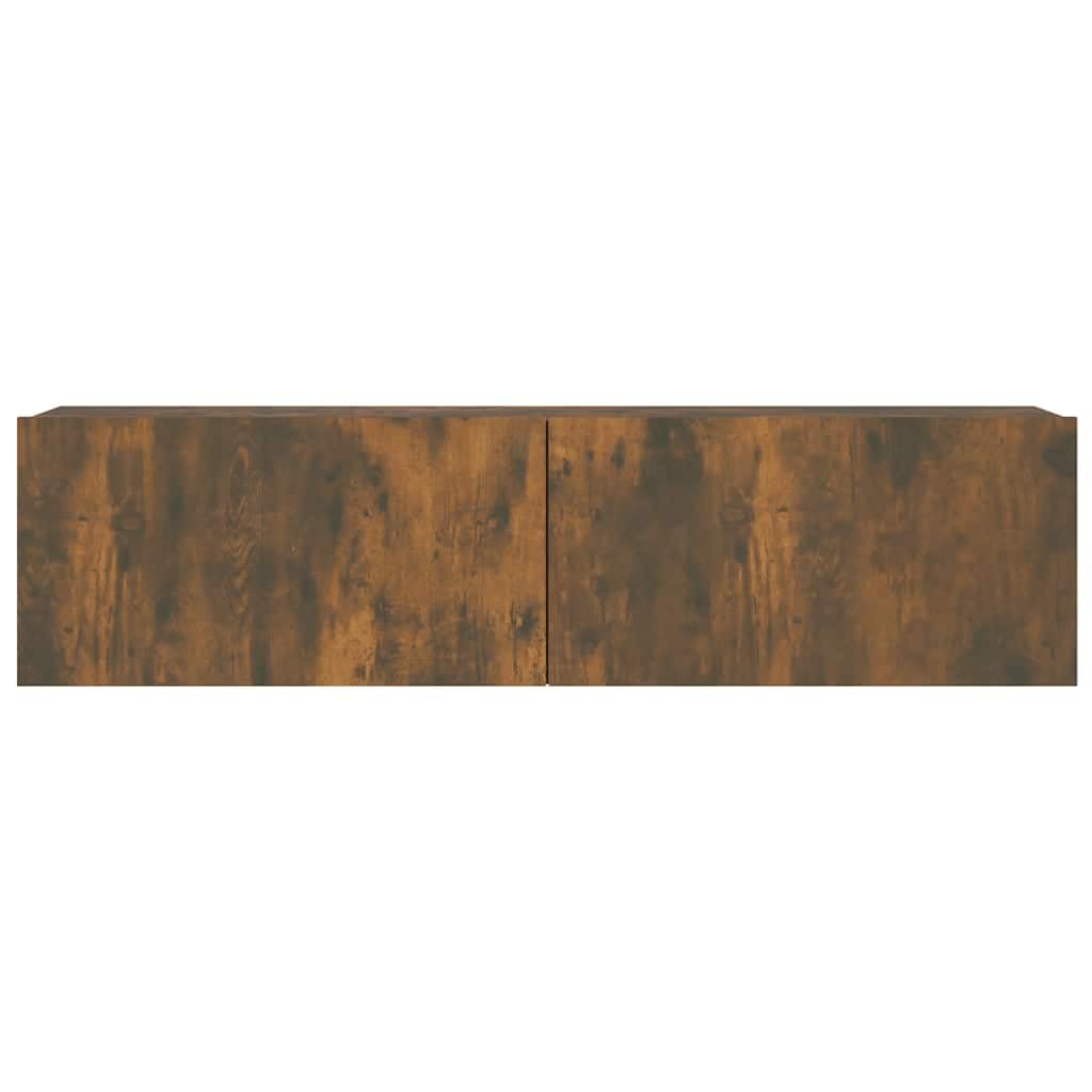 vidaXL TV-Wandschrank Räuchereiche 120x30x30 cm Holzwerkstoff
