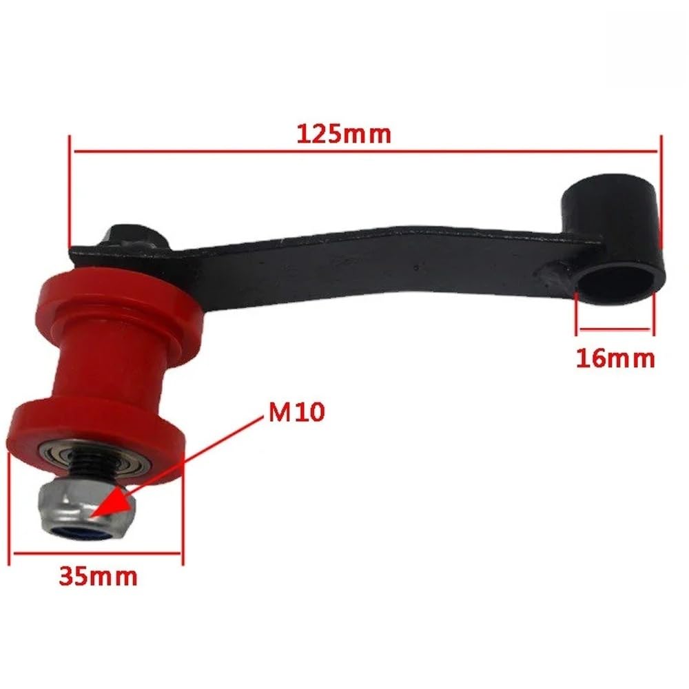 Tensores de cadena con hebilla de tornillo, 2 uds., aptos for 110CC 125CC 150 200 250CC