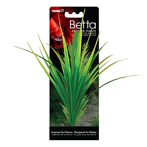Image of Fluval Betta Yellow Parrot Feather Plant, Plastic Plant Aquarium Decoration