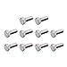 uxcell M6 x 16mm Fully Threaded Stainless Steel Hex Head Screw Bolt 30 Pcs