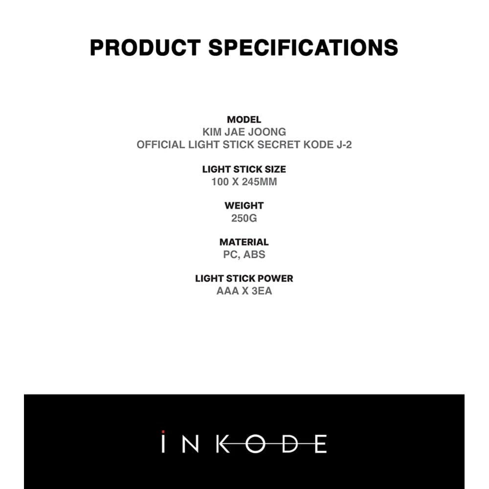 Amazon.co.jp: KIM JAE JOONG OFFICIAL LIGHT STICK VER.2 [SECRET