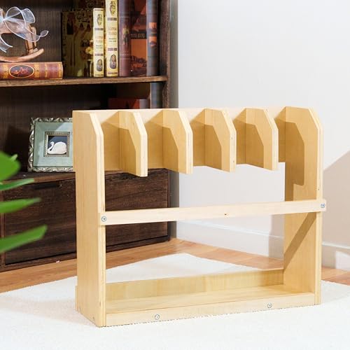 Premium Montessori 5-Slot Wooden Rack
