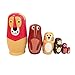 Produktbild ULTNICE Babuschka Verschachtelung Matroschka Holz Russian Nesting Dolls Kinder Spielzeug Geschenk in Tier-Form
