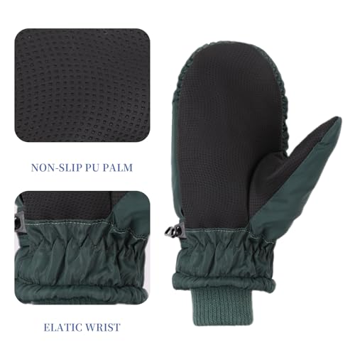 JANGANNSA Winter Toddler Mittens Boys Girls Snow Mitten Fleece Warm Kids Gloves Cold Weather3