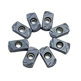 Material: Aleación dura 10 insertos de torneado LNMU0303ZER MJ AH130/AH725 carburo doble cara con avance rápido(LNMU0303ZER MJ AH725)
