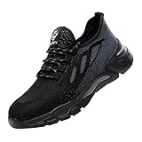 Qué tejido es utilizado en la industria textil: Descubre los principales tipos NuCamper Zapatos de Seguridad para Hombre y Mujere Calzado de Seguridad Zapatillas Trabajo Ligero Transpirable Antideslizante Comodo Calzado de Acero Construcción (Negro, numeric_41)