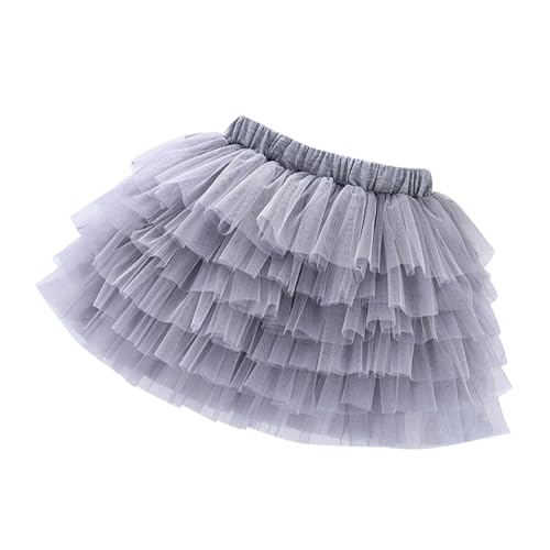 Falda de Tul Niña, Tutu Niña Jupe Tulle Seis Capas Bonita Fiesta Princesa y Festival Carnaval Ropa de Rendimiento para Niñas