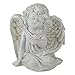 Northlight 6.5" Ivory Sitting Cherub Angel with Bird Outdoor Patio Garden Statue