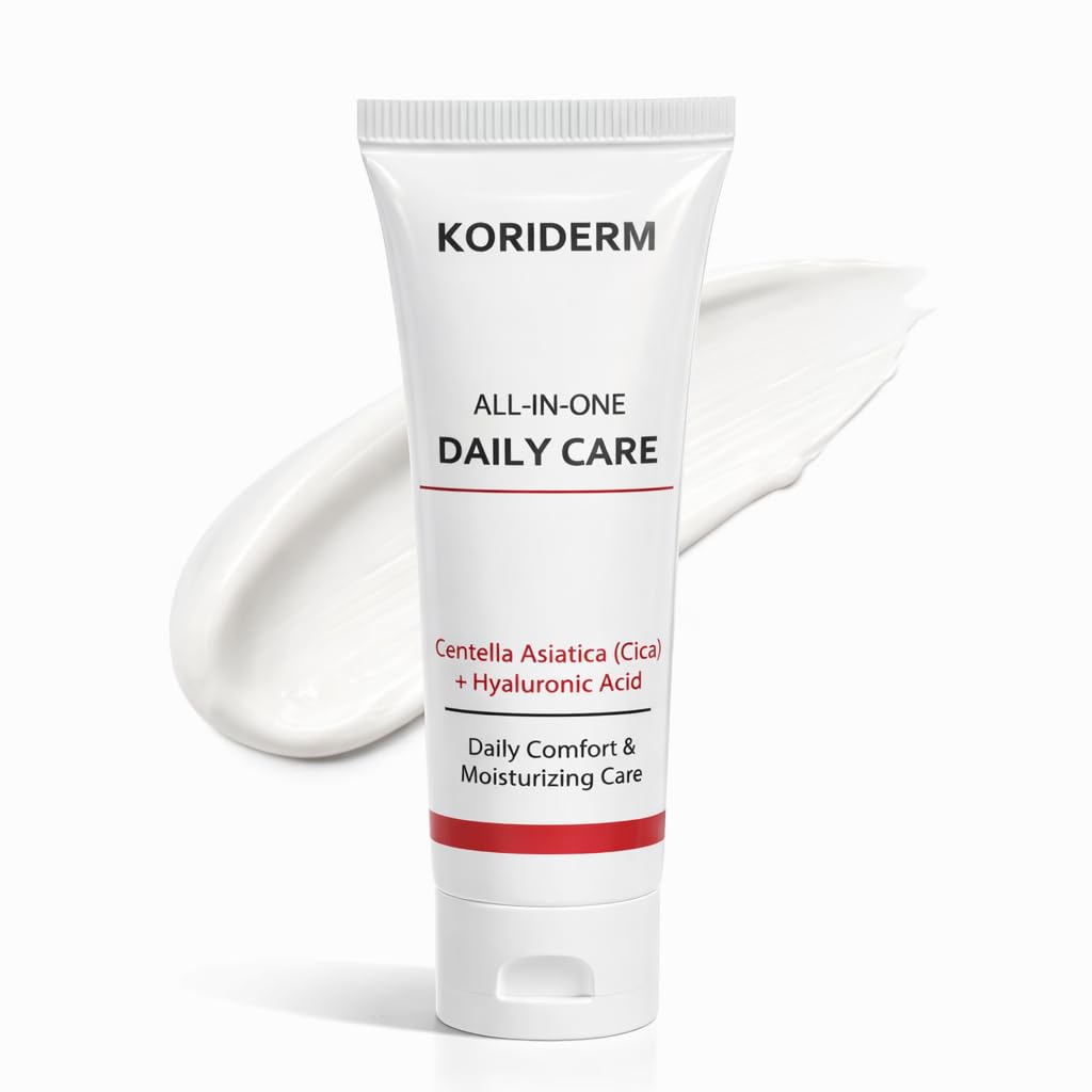 Euralissea Face Cream Moisturizer 1 PACK- All-In-One Daily Facial Lotion with Centella Asiatica Collagen & Hyaluronic Acid - Hydrates, Firms & Reduces Wrinkles - Nourishing Skin Care for All Skin Types 1P