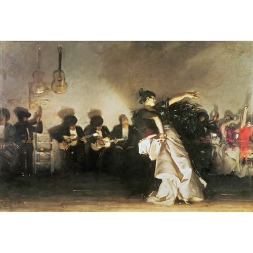 Reproduction El Jaleo de John Singer Sargent, toile éclatante durable 76x101 cm