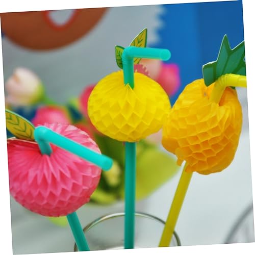 Ipetboom 24pcs Colorful Disposable Straws Plastic miniatura 7