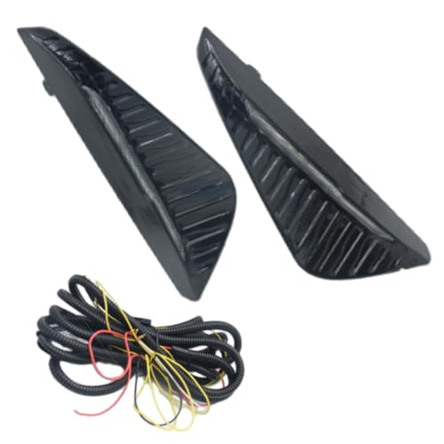 Riloer DRL Driving Fog Lamp with Amber Turn Signal, Compatible with Nissan 2023-2024 Sylphy, Front Daytime Running White LED Light