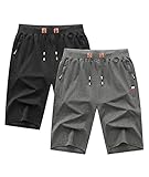 ZITY Mens Shorts Athletic Sweat Shorts for Men Workout Gym with Elastic Waist