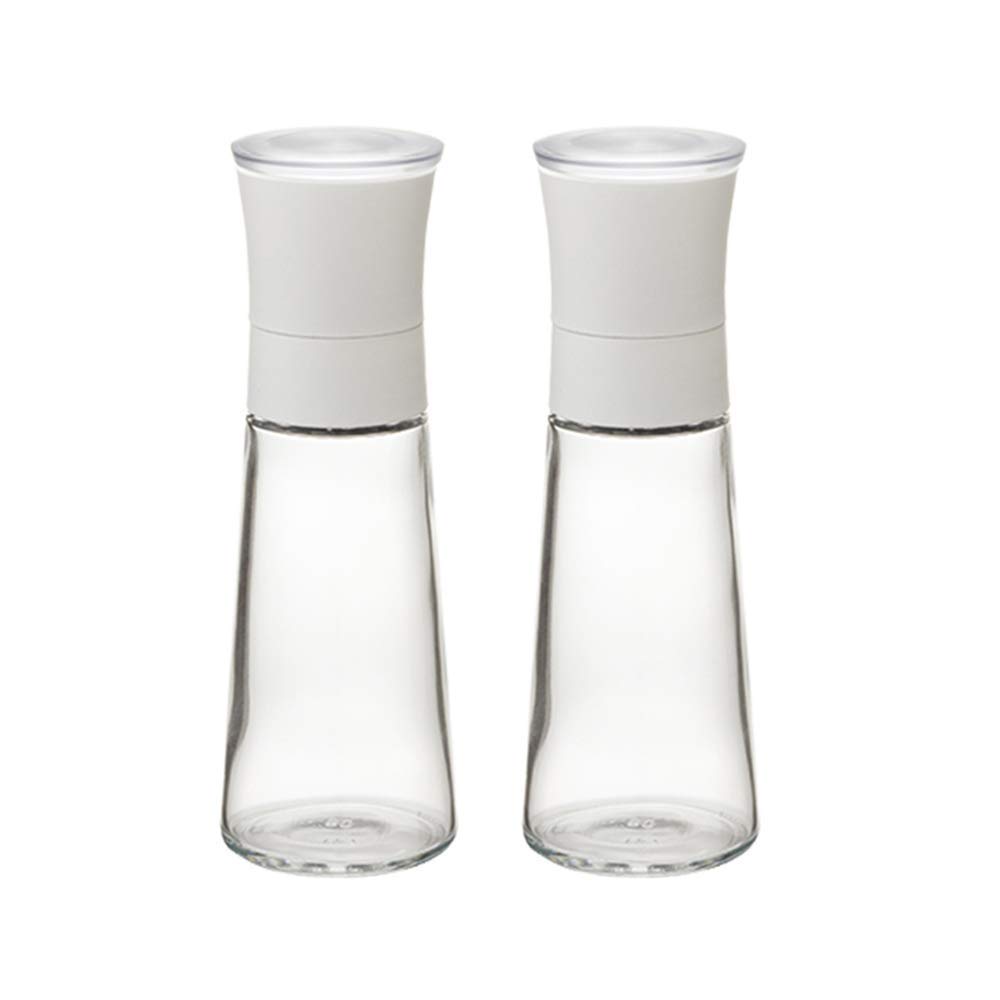 Moulin à sel et à poivre en verre : ensemble de moulins professionnels pour votre cuisine