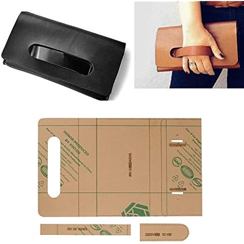 Acrylic Purse Template, Vorlage für Die Lederherstellung mit Klare Acryl Brieftasche Muster zum DIY Lederhandwerk Werkzeug Cover