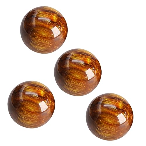 FRCOLOR 4pcs Handle Stress Fitness Balls Baoding Balls Baoding Fitness Balls Chinese Meditation Balls Decorative Handball Grip Festival Fitness Exercise Balls Office Crafts Desktop