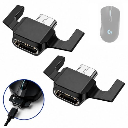 EC Support �݊��i Logitech G PRO Wireless/G PRO X SUPERLIGHT/G PRO X Superlight 2 ��p Micro USB �� Type-C �ϊ� �A�_�v�^�[ �[�d �f�[�^�]�� ���W�N�[�� ���C��