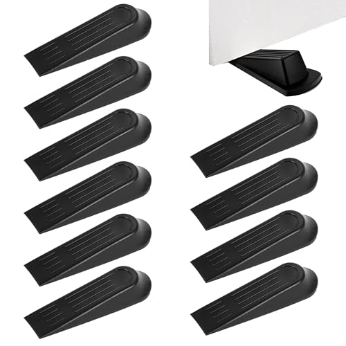 10Pcs Door Stops Door Stoppers for Floor Rubber Door Stop Door Wedges Indoors Door Wedges Indoors Rubber Suitable for Home Office and Other Places Where The Door Needs to be Open