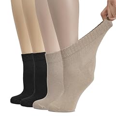 25- Lightbeige / Black (4 Pairs)