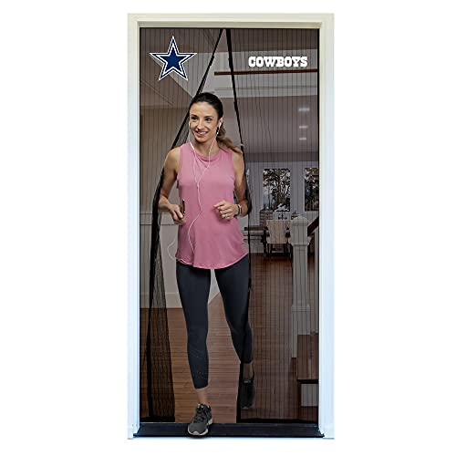 Magic Mesh NFL- Hands Free Magnetic Screen Door, Mesh Curtain, Frame Hook & Loop, Hands Free, Pet & Kid Friendly- Fits Doors up to 39 x 83 Inches Magic Mesh NFL- Hands Free Magnetic Screen Door, Mesh Curtain, Frame Hook & Loop, Hands Free, Pet & Kid Friendly- Fits Doors up to 39 x 83 Inches