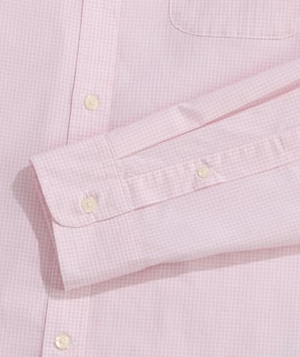 vineyard vines Men's Anegada Gingham Perfect Wash Poplin Shirt3
