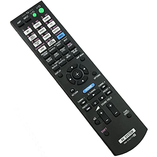 Replaced Remote Control Compatible for Sony STR-DN840 RMAAU170 149205111 STR-DH740 RMAAU168 149204911 Audio/Video AV Receiver Home Theater System